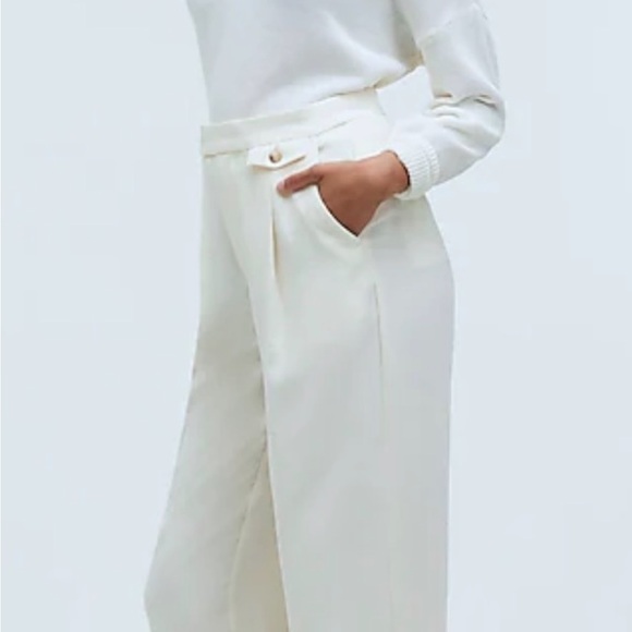 NWT Madewell size 2 The Rosedale high rise straight pant in crepe - Picture 2 of 13